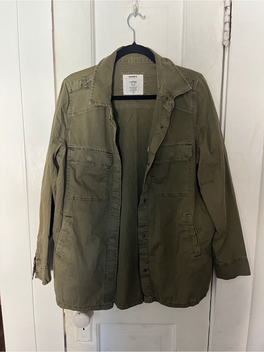 Sonoma Olive Jacket with White Label